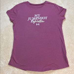 Under Armour Mauve Graphic Tee